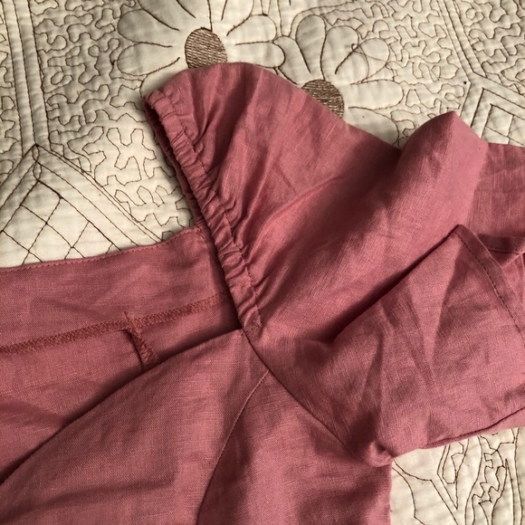 Linen Lux Pink Dress - Picture 7 of 14